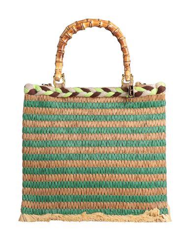 La Milanesa Woman Handbag Green Size - Textile Fibers