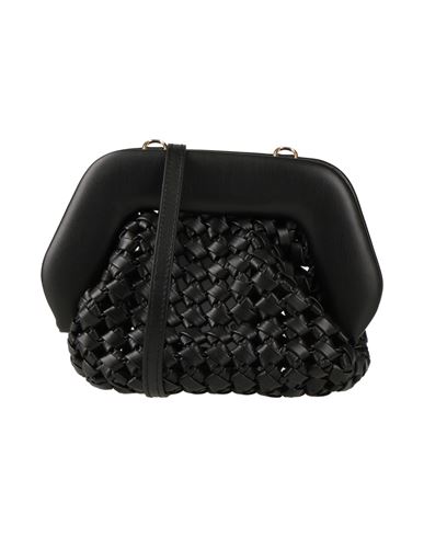 Shop Themoirè Woman Handbag Black Size - Leather
