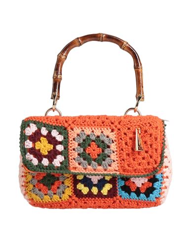 La Milanesa Woman Handbag Orange Size - Cotton, Polyester
