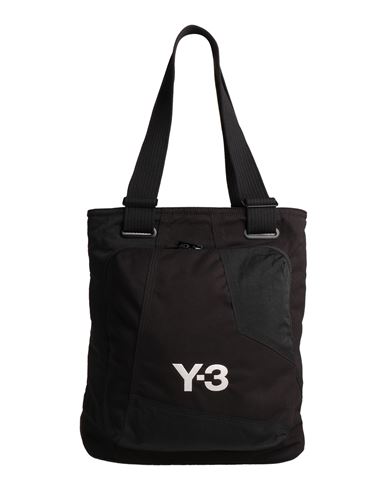 Shop Y-3 Woman Shoulder Bag Black Size - Recycled Polyester