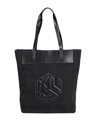 Karl Lagerfeld Jeans Woman Handbag Black Size - Cotton, Polyurethane