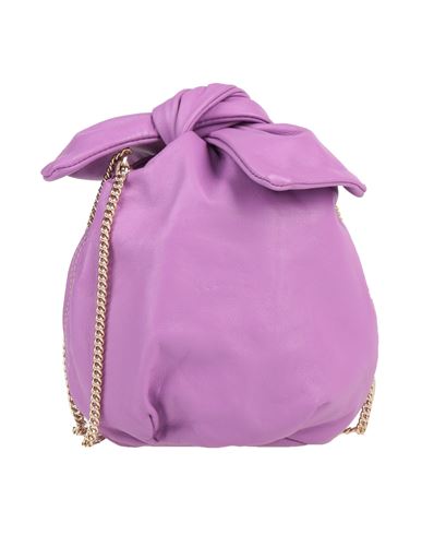 Adais Woman Cross-body Bag Mauve Size - Leather In Purple