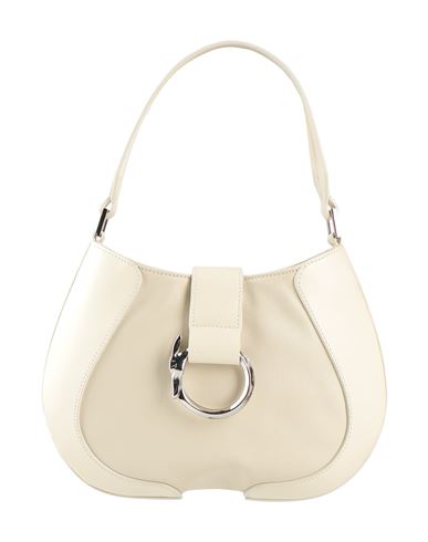 Shop Trussardi Woman Handbag Cream Size - Polyester, Resin In White