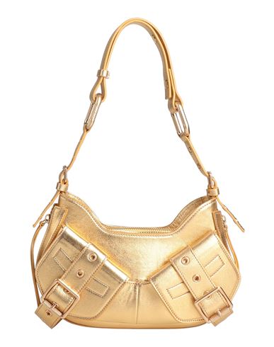 Biasia Woman Shoulder Bag Gold Size - Leather