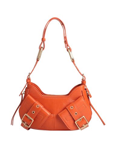 Biasia Woman Shoulder Bag Orange Size - Leather