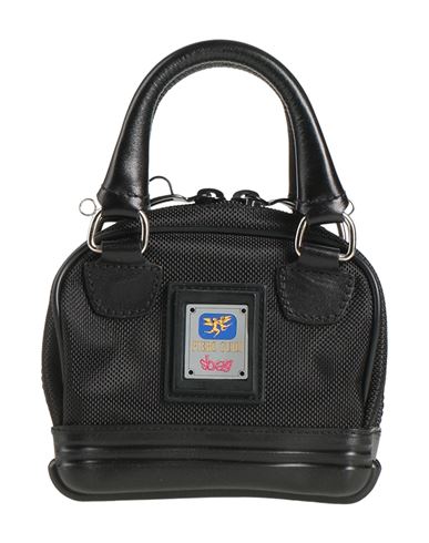 Shop Piero Guidi Woman Handbag Black Size - Textile Fibers