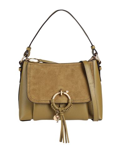 Shop See By Chloé Woman Handbag Sage Green Size - Cow Leather