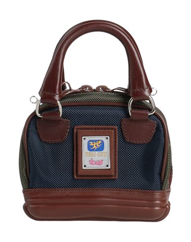 Shop Piero Guidi Woman Handbag Navy Blue Size - Textile Fibers