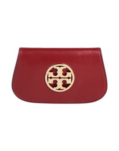 Tory Burch Woman Handbag Burgundy Size - Leather In Red