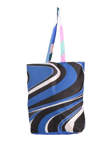 Pucci Woman Shoulder Bag Blue Size - Textile Fibers