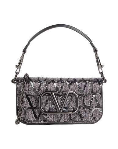 Valentino Garavani Woman Handbag Steel Grey Size - Leather