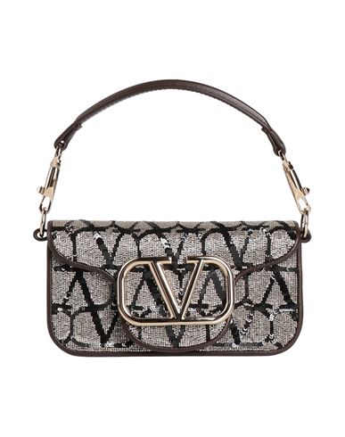 Valentino Garavani Woman Handbag Silver Size - Leather