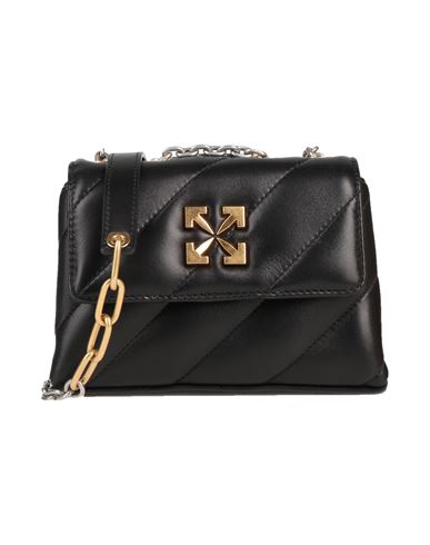 Off-white Woman Cross-body Bag Black Size - Leather
