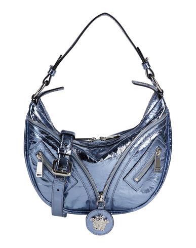 Versace Woman Handbag Light Blue Size - Calfskin