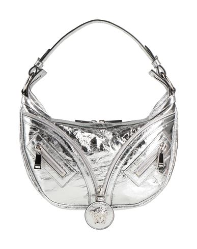 Versace Woman Handbag Silver Size - Calfskin
