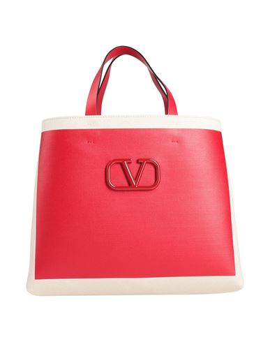 Shop Valentino Garavani Woman Handbag Red Size - Textile Fibers
