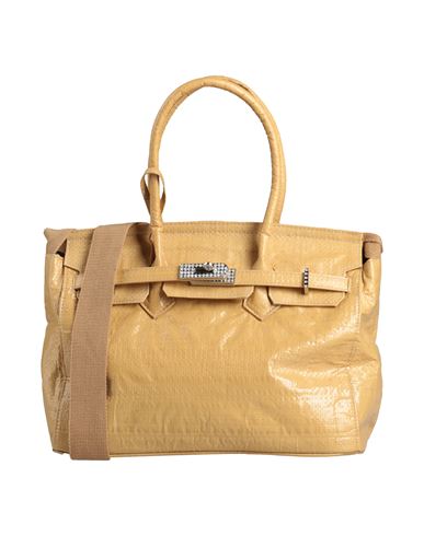 Shop Mia Bag Woman Handbag Sand Size - Polyethylene In Beige