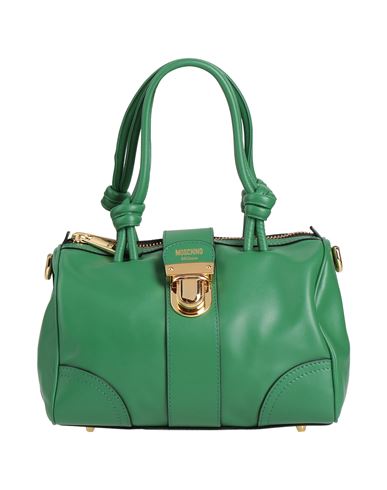 Moschino Couture Woman Handbag Green Size - Leather In Green