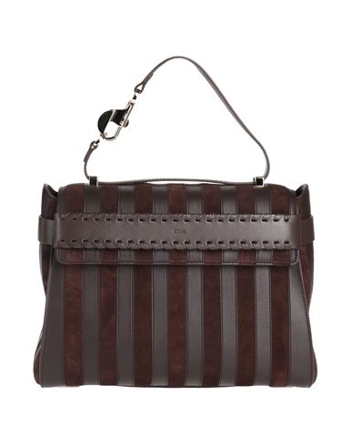 Chloé Woman Handbag Dark Brown Size - Lambskin