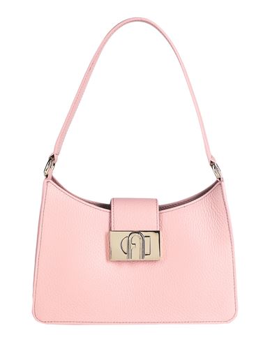 Furla 1927 S Shoulder Bag Soft Woman Handbag Light Pink Size - Leather