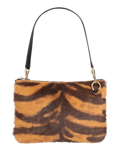 Shop Jil Sander Woman Handbag Khaki Size - Leather In Beige