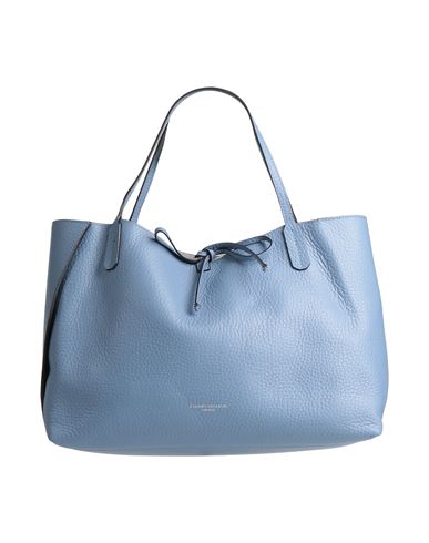 Gianni Chiarini Woman Handbag Light Blue Size - Leather In Blue