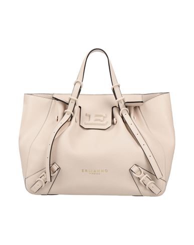 Ermanno Firenze Woman Handbag Ivory Size - Leather In White
