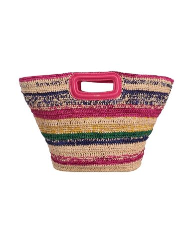 Maje Woman Handbag Fuchsia Size - Textile Fibers In Pink
