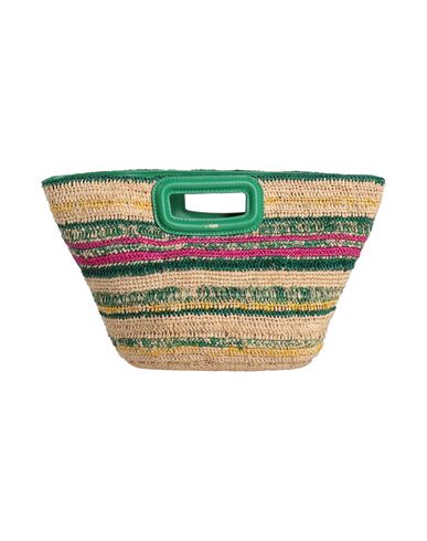 Maje Woman Handbag Green Size - Textile Fibers