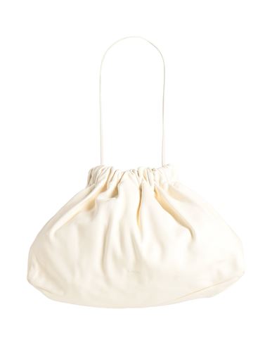 Jil Sander Woman Handbag Ivory Size - Calfskin In White