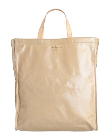 Acne Studios Woman Handbag Sand Size - Textile Fibers, Leather In Beige