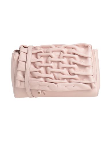 Reptile's House By Giancarlo Nevola Woman Cross-body Bag Light Pink Size - Leather