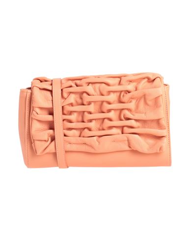 Reptile's House By Giancarlo Nevola Woman Cross-body Bag Salmon Pink Size - Leather