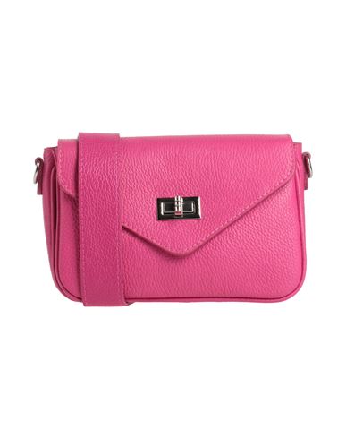 Laura Di Maggio Woman Cross-body Bag Fuchsia Size - Leather In Pink