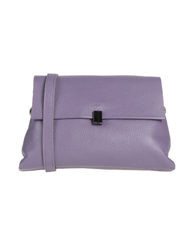 Laura Di Maggio Woman Cross-body Bag Purple Size - Leather