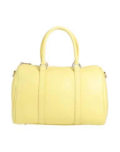 Laura Di Maggio Woman Handbag Yellow Size - Leather