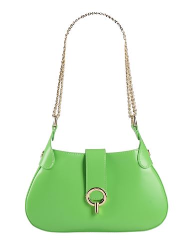 Sandro Woman Shoulder Bag Light Green Size - Cowhide