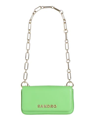 Sandro Woman Handbag Light Green Size - Cowhide
