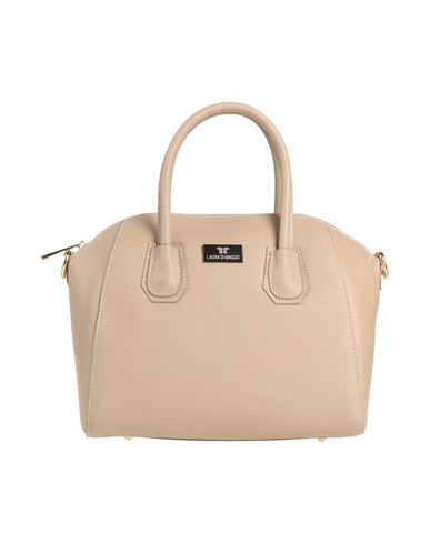 Laura Di Maggio Woman Handbag Beige Size - Leather