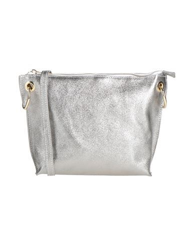 Laura Di Maggio Woman Cross-body Bag Silver Size - Leather