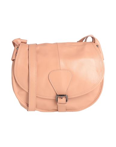 Laura Di Maggio Woman Cross-body Bag Salmon Pink Size - Leather