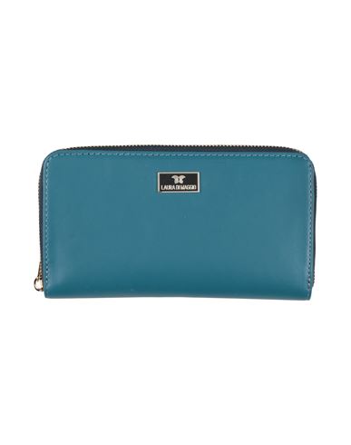Shop Laura Di Maggio Woman Wallet Deep Jade Size - Leather In Green