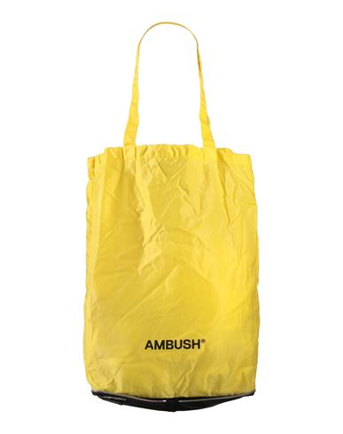 Shop Ambush Woman Shoulder Bag Yellow Size - Textile Fibers