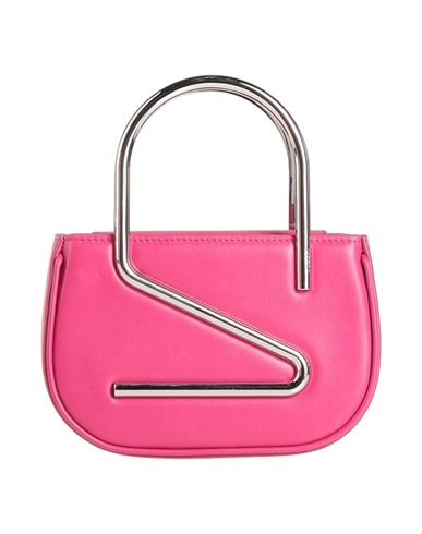 Shop Yuzefi Woman Handbag Fuchsia Size - Leather In Pink
