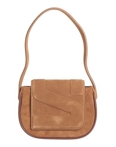 Shop Yuzefi Woman Handbag Brown Size - Leather