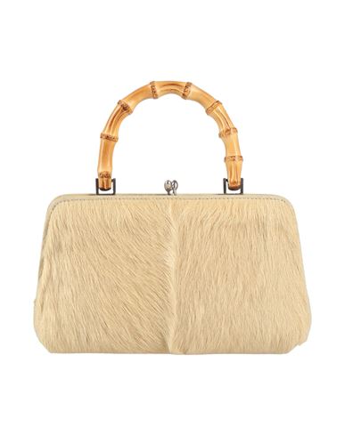 Shop Jil Sander Woman Handbag Light Yellow Size - Goat Skin, Calfskin