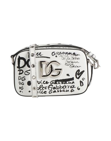 Shop Dolce & Gabbana Woman Cross-body Bag White Size - Leather