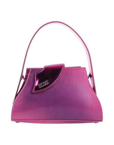 Gcds Woman Handbag Magenta Size - Polyurethane, Polyester, Leather In Purple