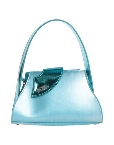 Gcds Woman Handbag Sky Blue Size - Polyurethane, Polyester, Leather