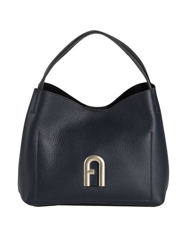 Furla Primula S Hobo Woman Handbag Midnight Blue Size - Leather